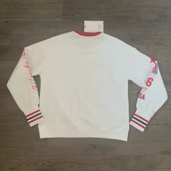 The Laundry Room Coca Cola American Downhill Ski Team Sweatshirt - Size M - NWT - Picture 5 of 11